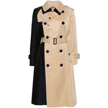 two-tone trench coat 