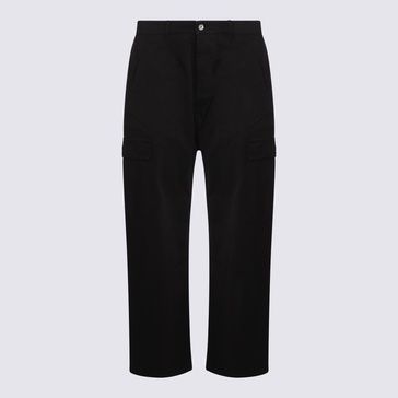 Rick Owens Drkshdw Black Cotton Pants