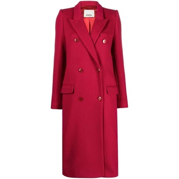 Enarryli double-breasted wool-blend coat