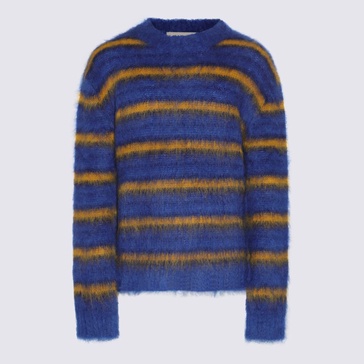 Embroidered mohair blend sweater