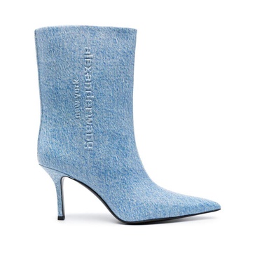 Delphine 90mm denim boots