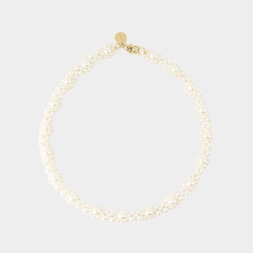 Simone Rocha Crystal Daisy Necklace