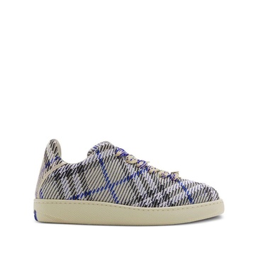 Neutral Box Chequered Sneakers