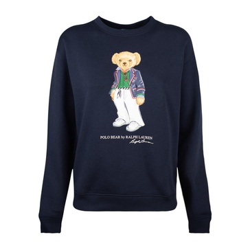 Ralph Lauren Sweatshirt Polo Bear Navy Blue Cruise