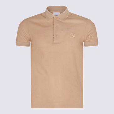 Burberry Beige Cotton Polo Shirt