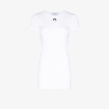 fine-ribbed organic cotton T-shirt dress