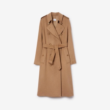 Long Cashmere Blend Kensington Trench Coat