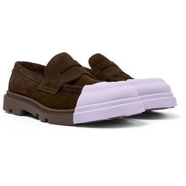 Brown Nubuck Moccasin for Men