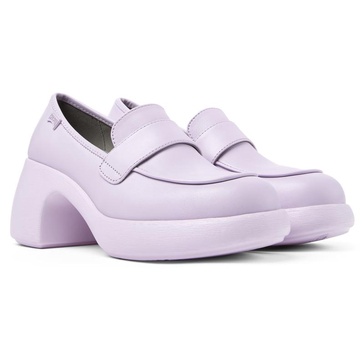 Purple Leather Loafer for Women