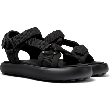 Black Textile Sandal for Men