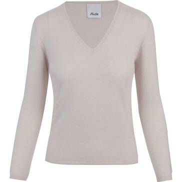 Allude V-Neck Knitted Pullover