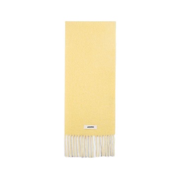 Jacquemus Logo Patch Fringed Scarf