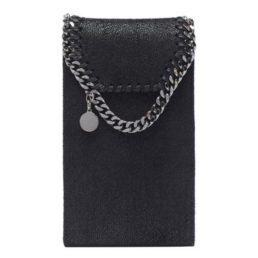 Stella McCartney Stitched-Trim Chain-Linked Phone Case