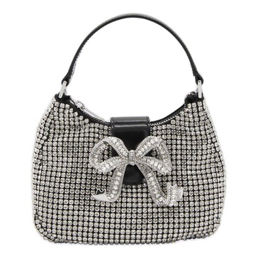 Self-Portrait Diamante Crescent Bow Bag