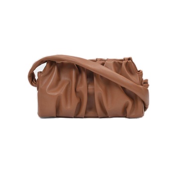 Elleme Ruched Detail Vague Shoulder Bag