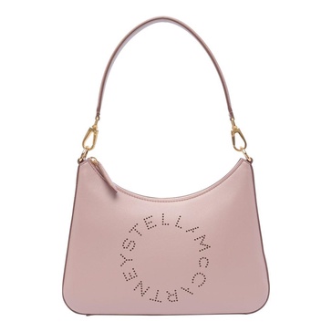 Stella McCartney Logo Perforated Zipped Shoulder Bag