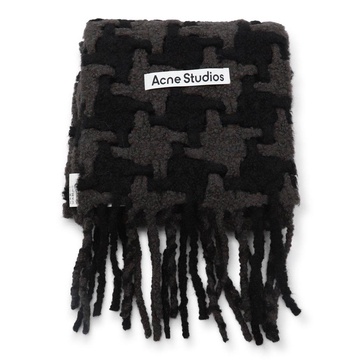 Acne Studios Houndstooth-Pattern Scarf