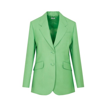 Miu Miu Levantine Single-Breasted Tailored Blazer