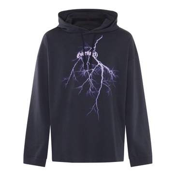 Givenchy Lightning Printed Drawstring Hoodie