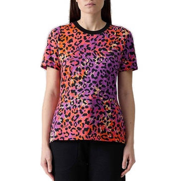 Just Cavalli Leopard Print Crewneck T-Shirt