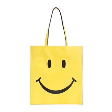 Moschino Smile Patterned Top Handle Bag