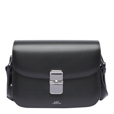 A.P.C. Logo Printed Foldover Top Crossbody Bag