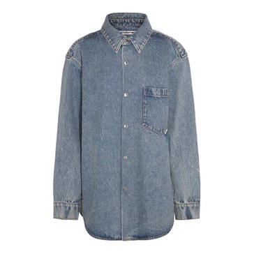 Alexander Wang Buttoned Long-Sleeved Denim Jacket