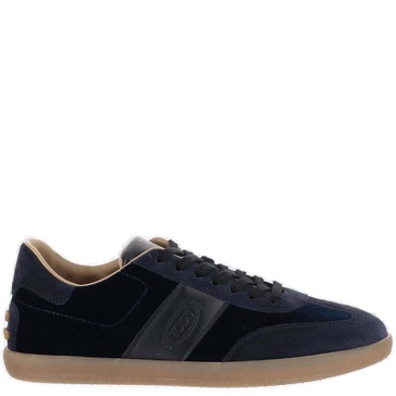 Tod's Panelled Logo Embossed Low-Top Sneakers