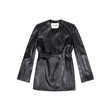 Nanushka Belted Single-Breasted Tailored Blazer