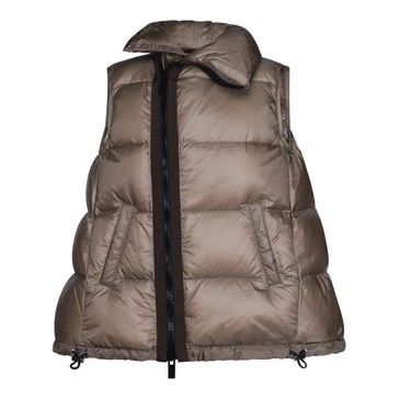 Sacai Zip-Up Drawstring Hem Padded Gilet