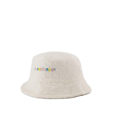 Casablanca Logo Embroidered Tweed Bucket Hat