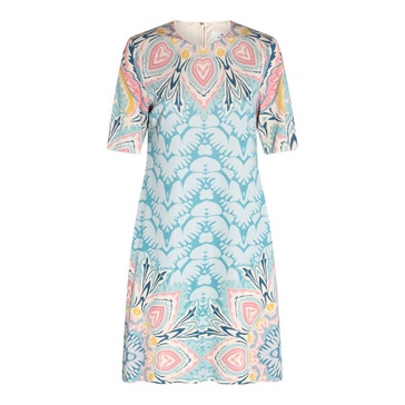 Etro Paisley Print Short-Sleeved Dress