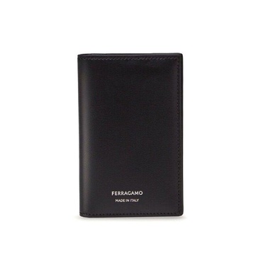 Ferragamo Logo Stamp Bi-Fold Wallet