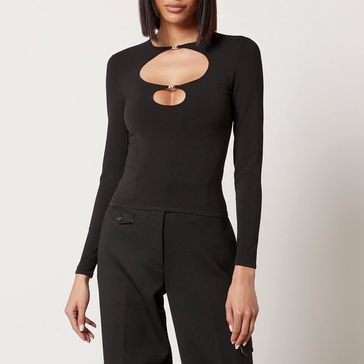 Alexander Wang Cutout Jersey Top - XS