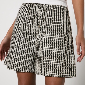 By Malene Birger Siona Organic Cotton Monogram Shorts - DK 34/UK 6