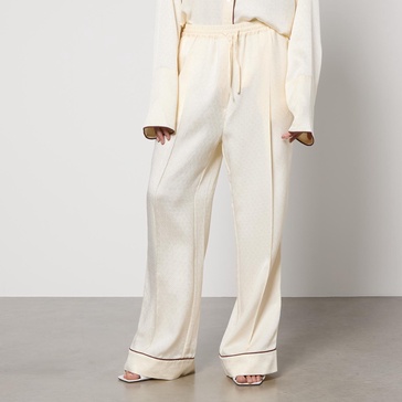 Sleeper Pastelle Oversized Jacquard Trousers - XXS-XS