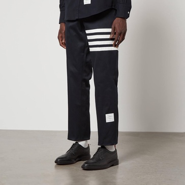 Thom Browne Unconstructed 4-Bar Cotton-Twill Chinos - 2/M