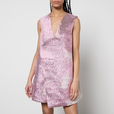 Stine Goya Tamar Metallic Jacquard Mini Dress - M