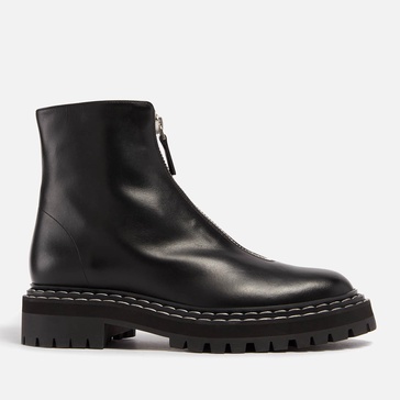 Proenza Schouler Lug Leather Ankle Boots - UK 4