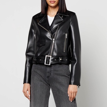 Stand Studio Faux Leather Esmeralda Biker Jacket - EU 34/UK 6