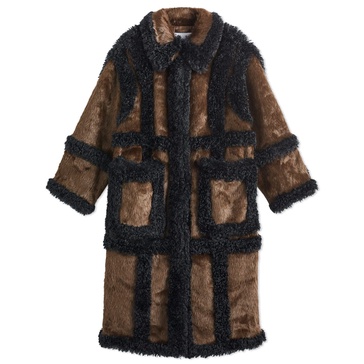 Stand Studio Long Faux Fur Coat