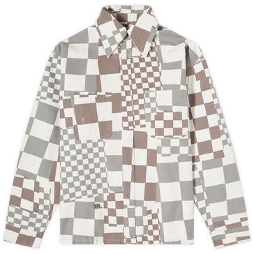 ERL Checkerboard Canvas Jacket