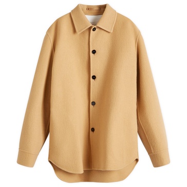 Jil Sander Double Face Wool Overshirt