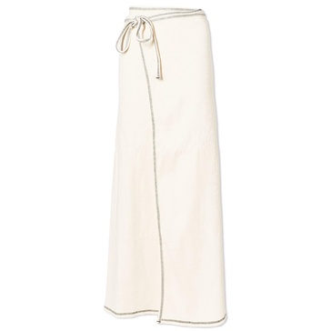 Baserange Garble Wrap Skirt