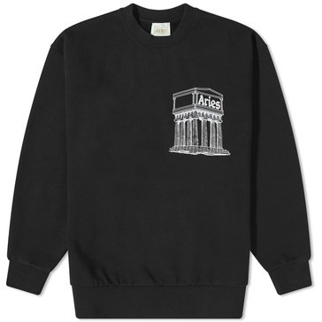 Aries Mega Temple Crew Neck Sweatshirt