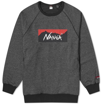 NANGA Eco Hybrid Box Logo Sweat