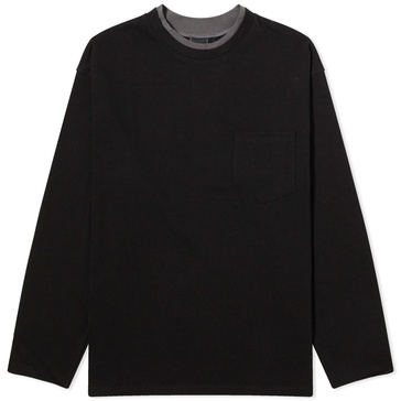 FrizmWORKS Double Neck Longsleeve Pocket T-shirt