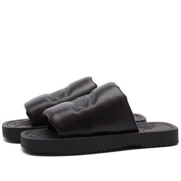 Burberry Quilted Leather Slide Sandals