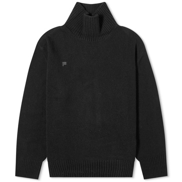 Pangaia Recycled Cashmere Knit Chunky Turtleneck Sweater