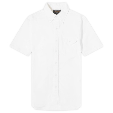 Beams Plus Button Down Short Sleeve Oxford Shirt